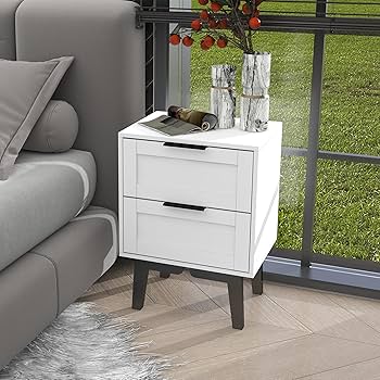 Amazon.com: TaoHFE Modern Mid Century Wooden Nightstand with